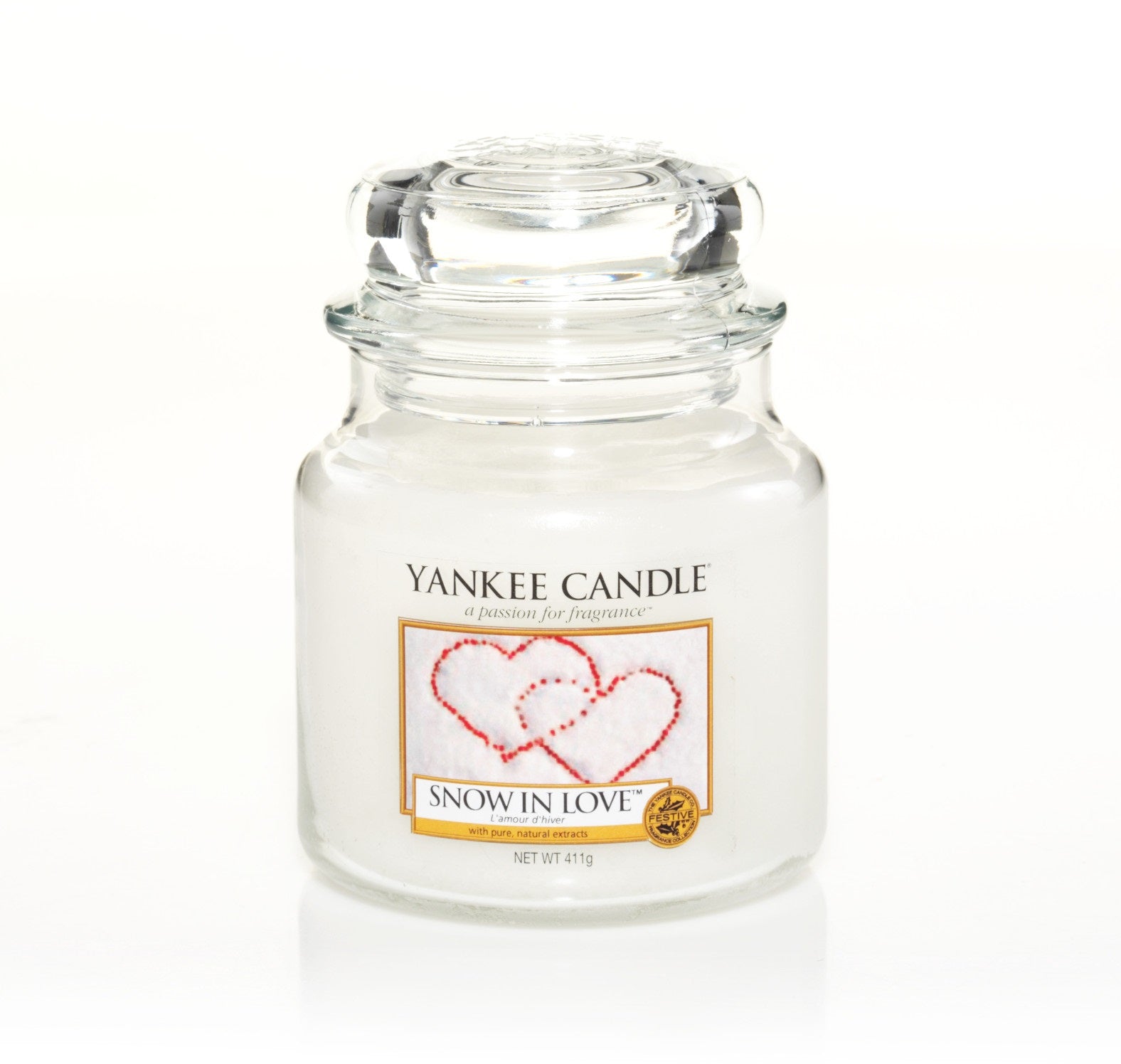 Yankee Candle - Geurkaars SNOW IN LOVE klein 104g 20-30 uren