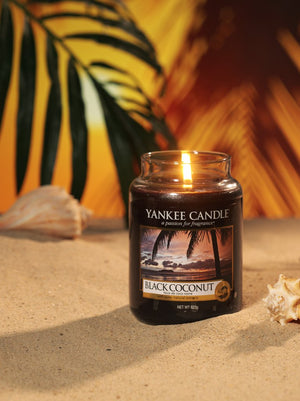 BLACK COCONUT -Yankee Candle- Ricarica Diffusore con Bastoncini Profumati