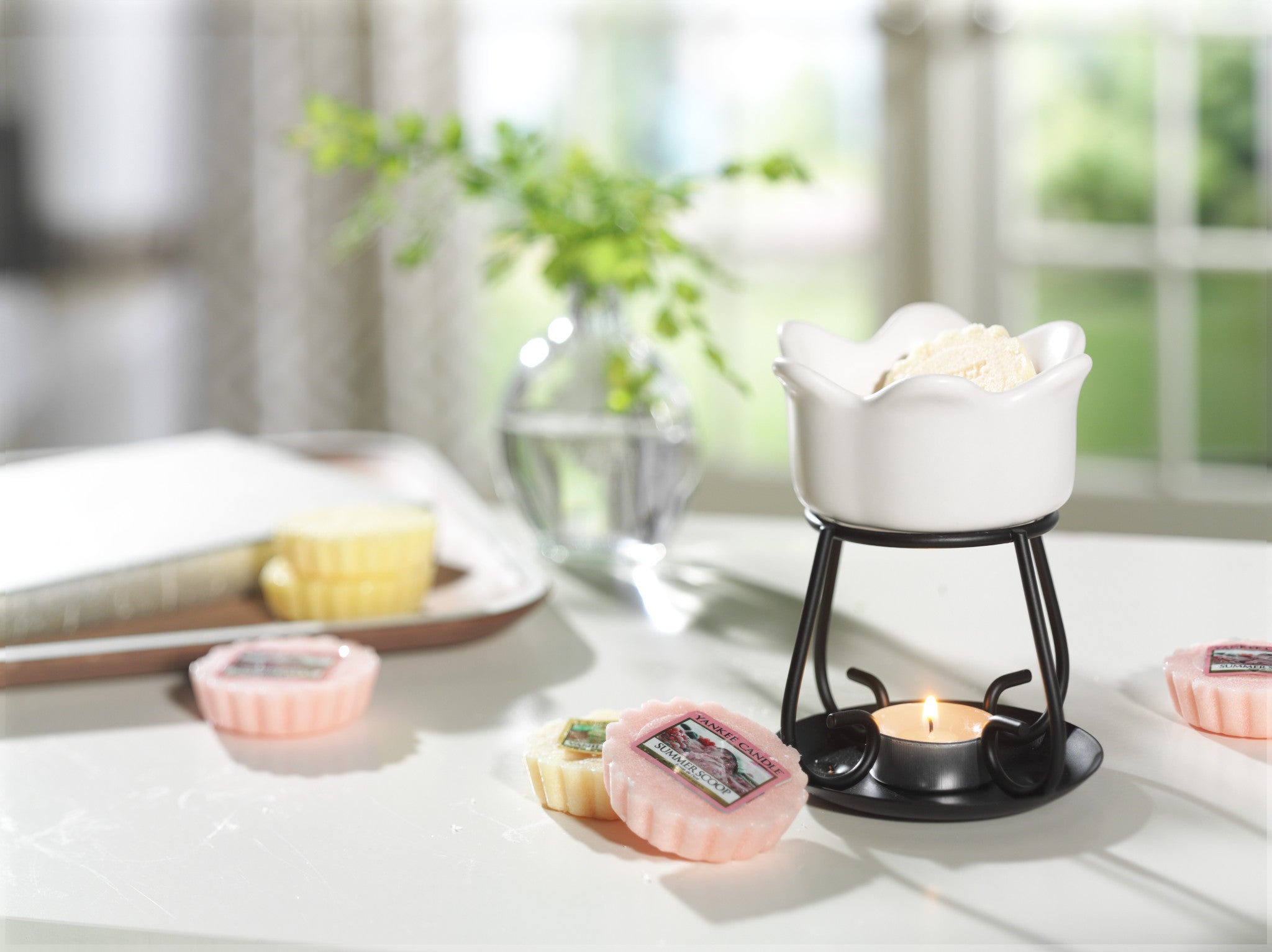PETAL BOWL -Yankee Candle- Bruciatore Bianco
