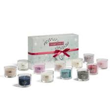 12 CANDELE VOTIVE IN VETRO - Yankee Candle - Confezione Regalo Snow Globe Wonderland