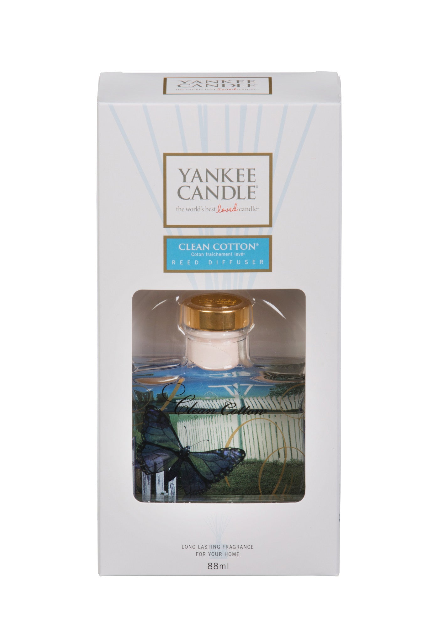 CLEAN COTTON -Yankee Candle- Reed Diffuser