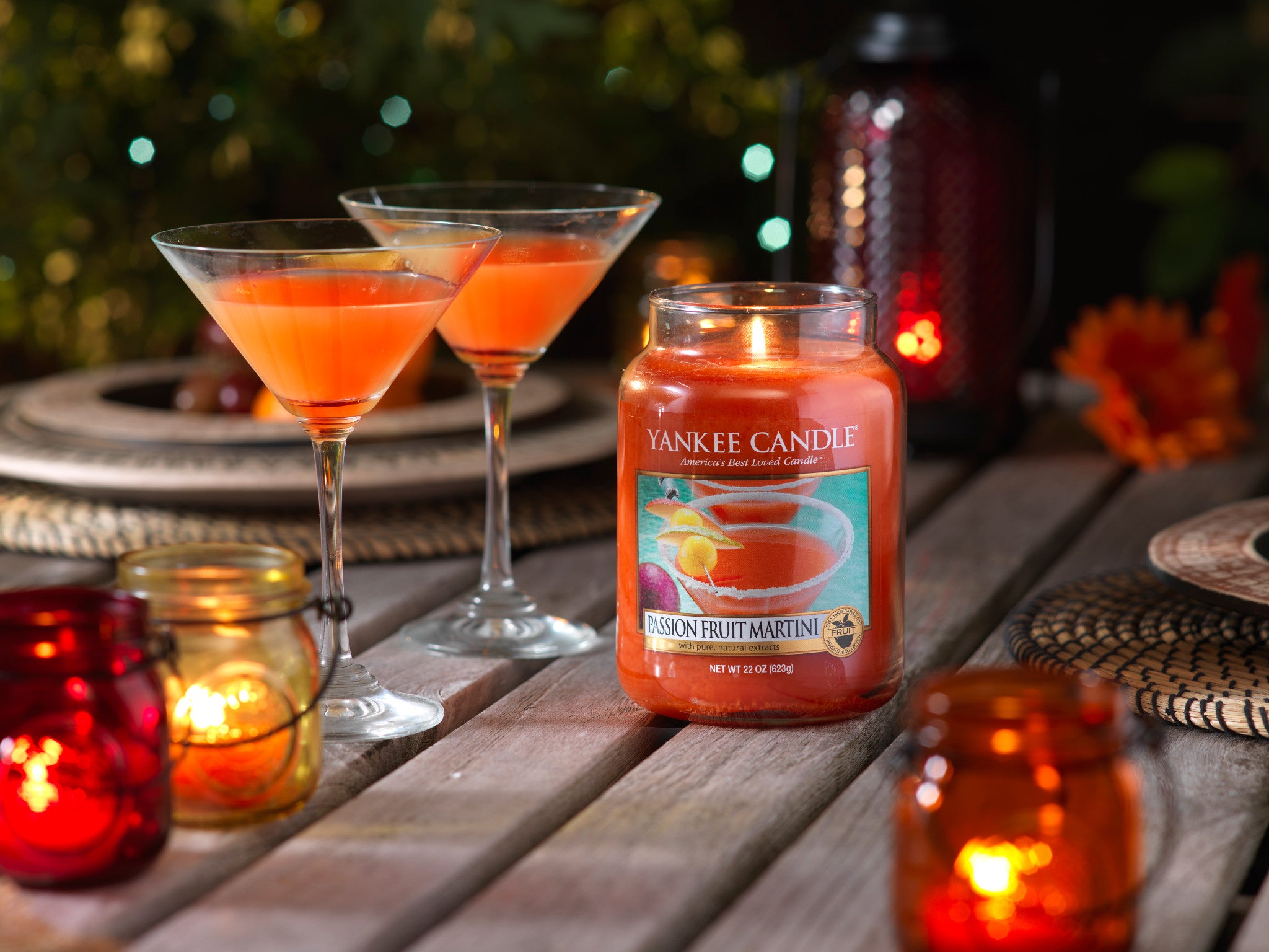 JAM JAR -Yankee Candle- Porta Candela Sampler Giallo
