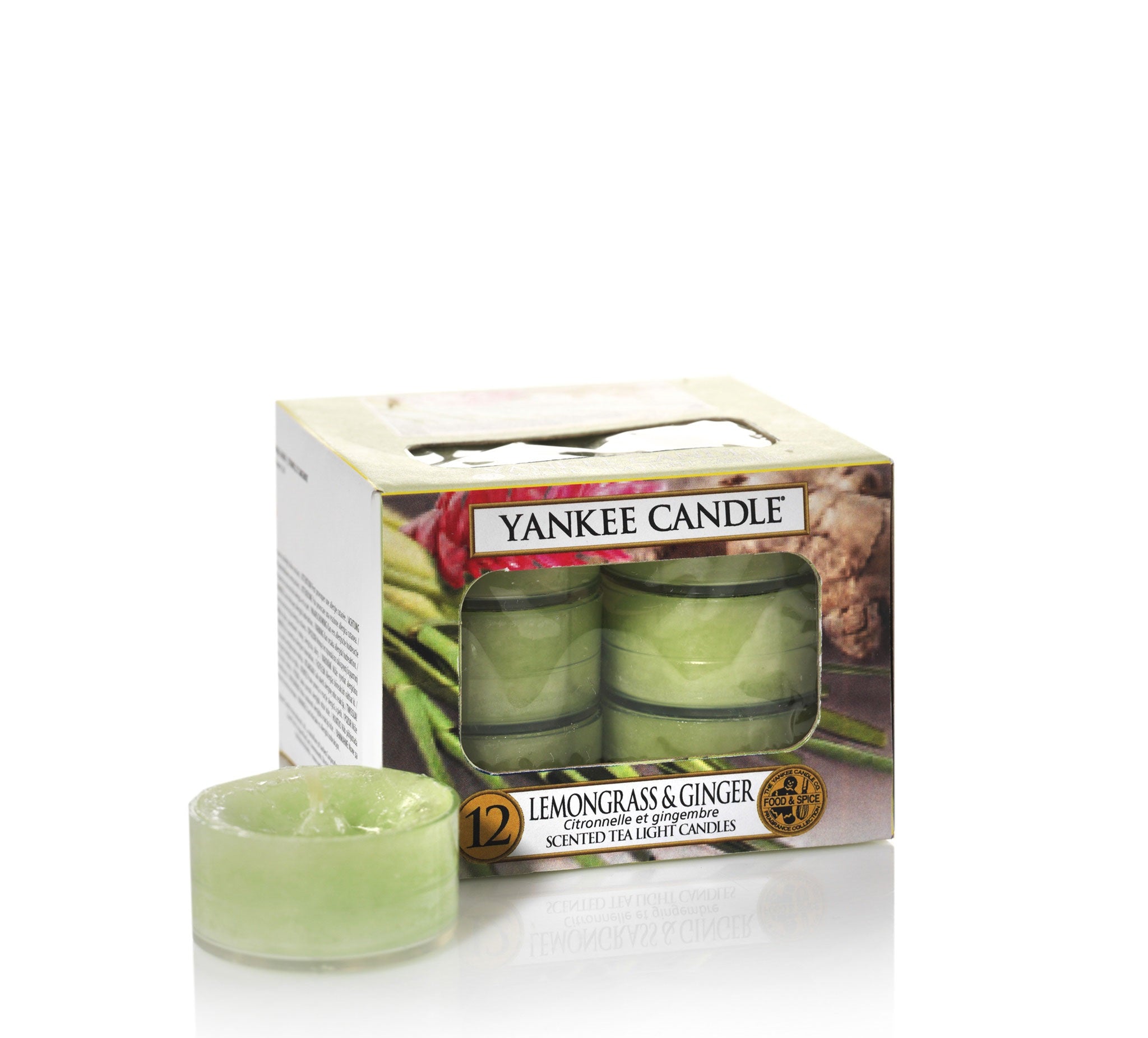 LEMONGRASS & GINGER -Yankee Candle- Tea Light