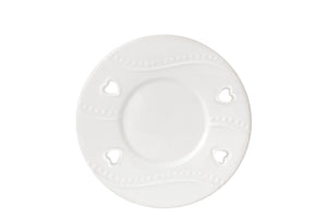 WHITE HEARTS -Yankee Candle- Paralume e Piatto Piccolo