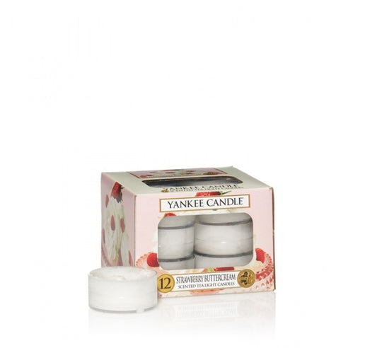STRAWBERRY BUTTERCREAM -Yankee Candle- Tea Light