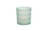 COASTAL STRIPE -Yankee Candle- Porta Candela Sampler Verde