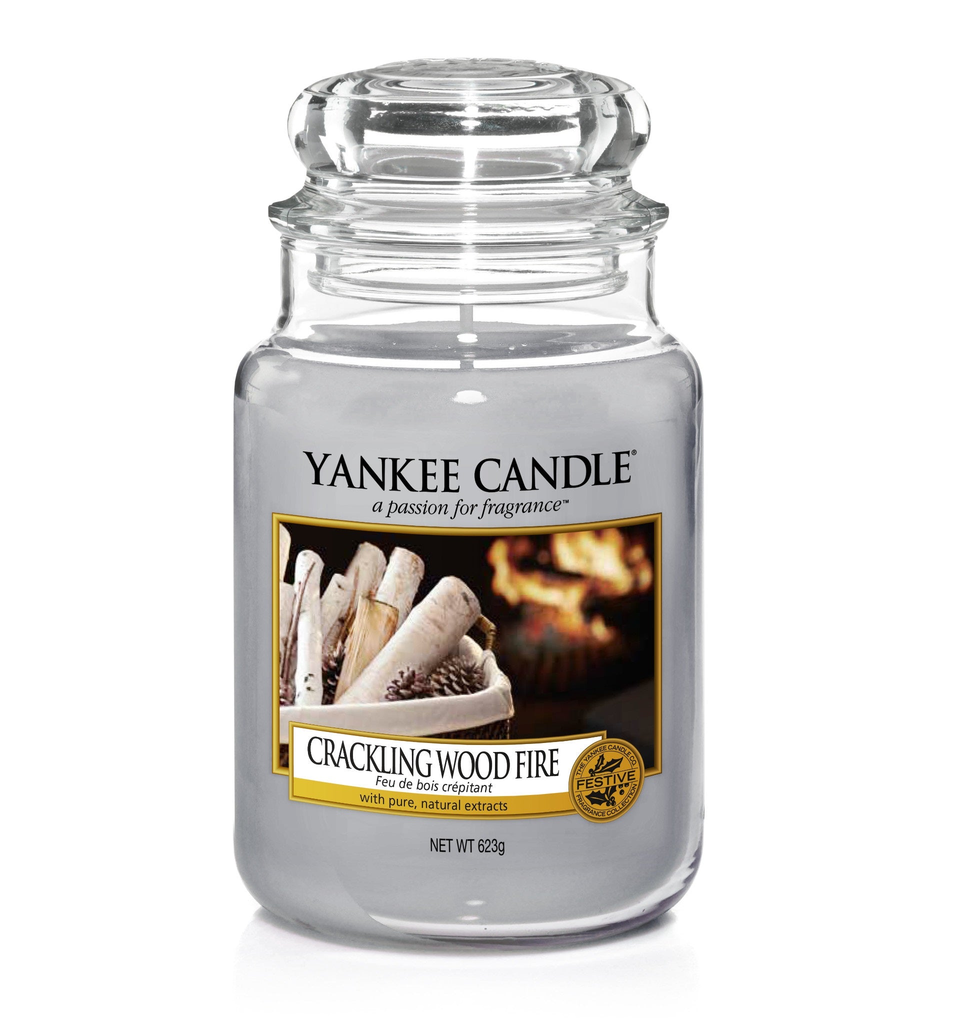 CRACKLING WOOD FIRE -Yankee Candle- Giara Grande
