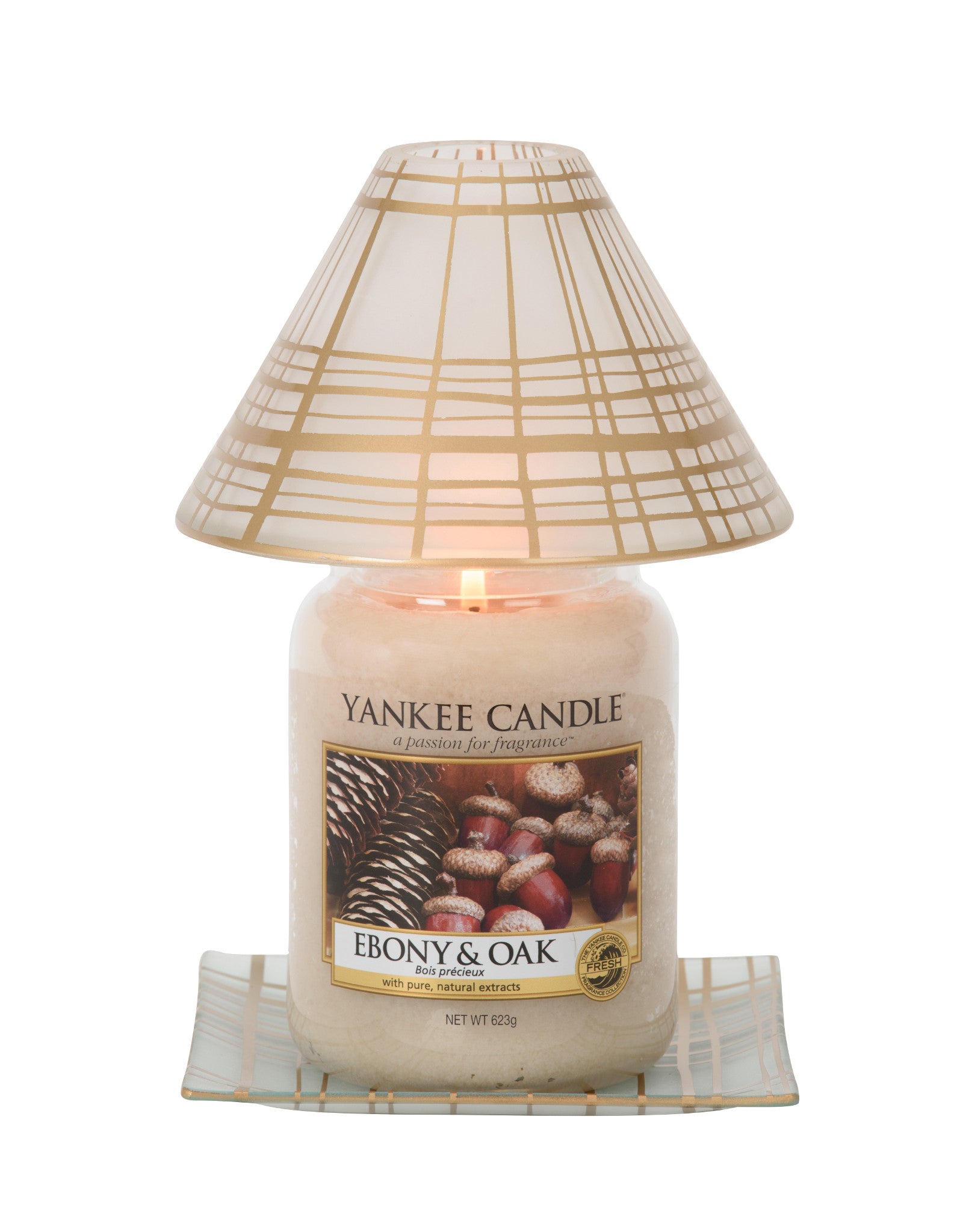 COPPER ELEGANCE -Yankee Candle- Paralume e Piatto Grande