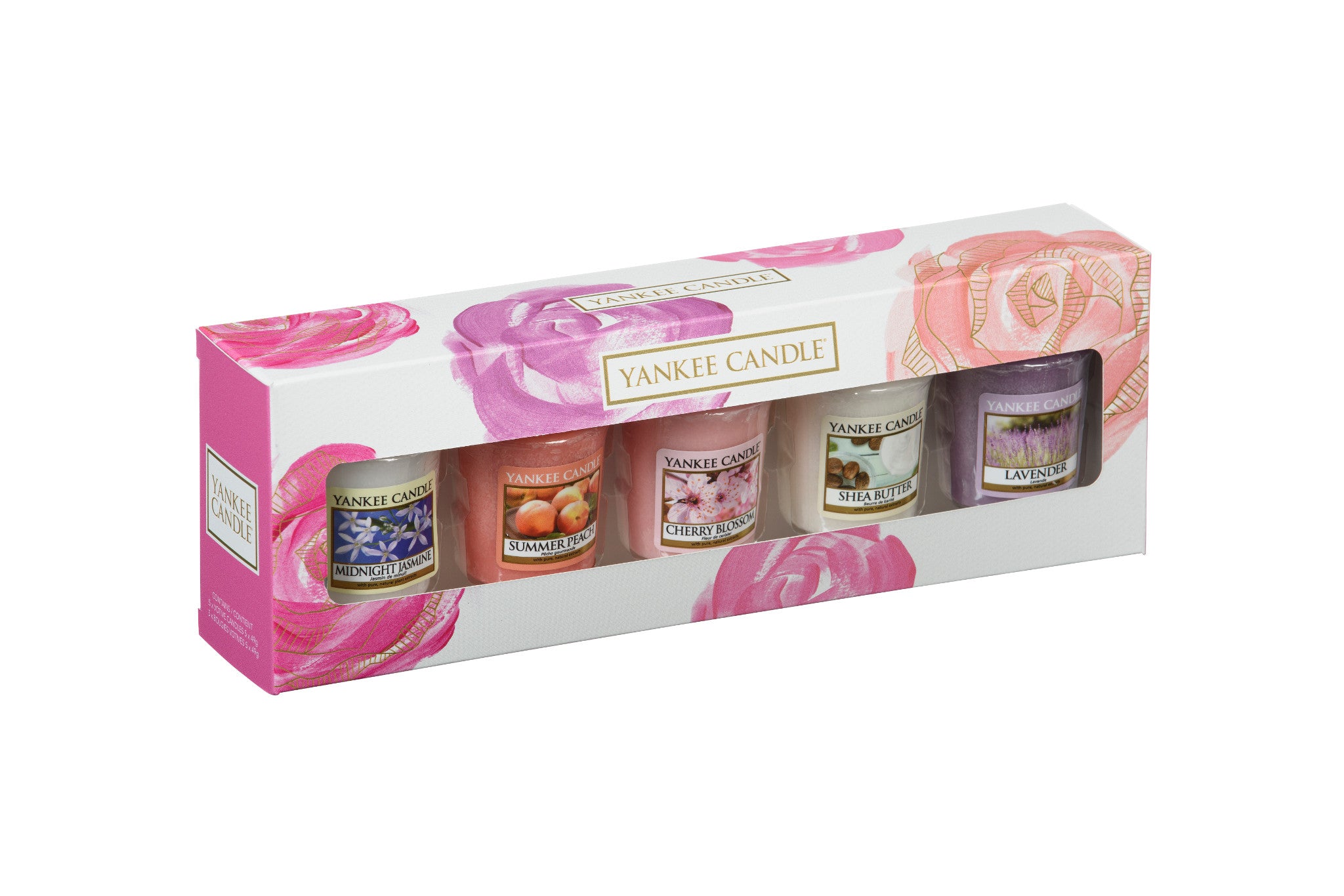 SET 5 CANDELE SAMPLER -Yankee Candle- Confezione Regalo Festa della Mamma