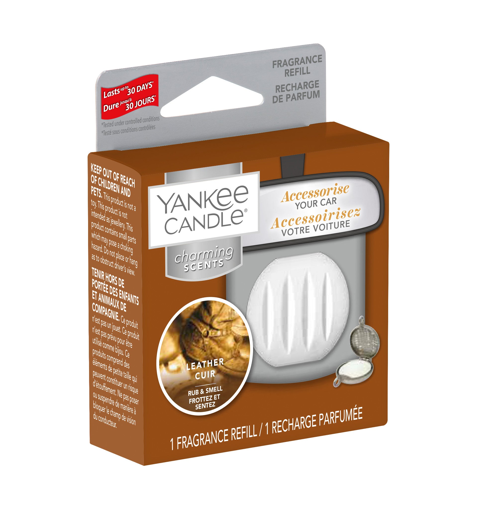 LEATHER -Yankee Candle- Charming Scents Ricarica di Fragranza