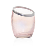 PEARLESCENT CRACKLE -Yankee Candle- Porta Candela Sampler Rosa