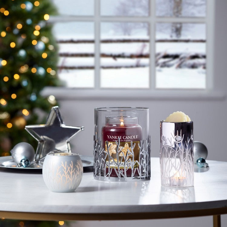SNOWY GATHERINGS -Yankee Candle- Illumalid Winter Trees