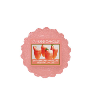 WHITE STRAWBERRY BELLINI -Yankee Candle- Tart