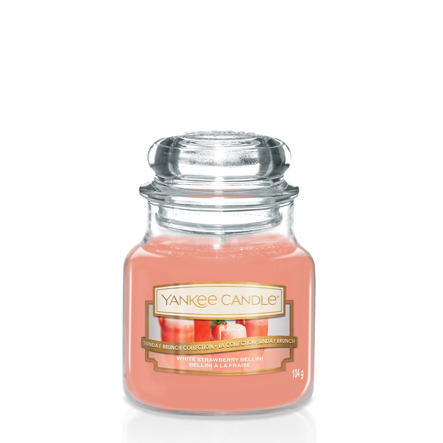 WHITE STRAWBERRY BELLINI -Yankee Candle- Giara Piccola
