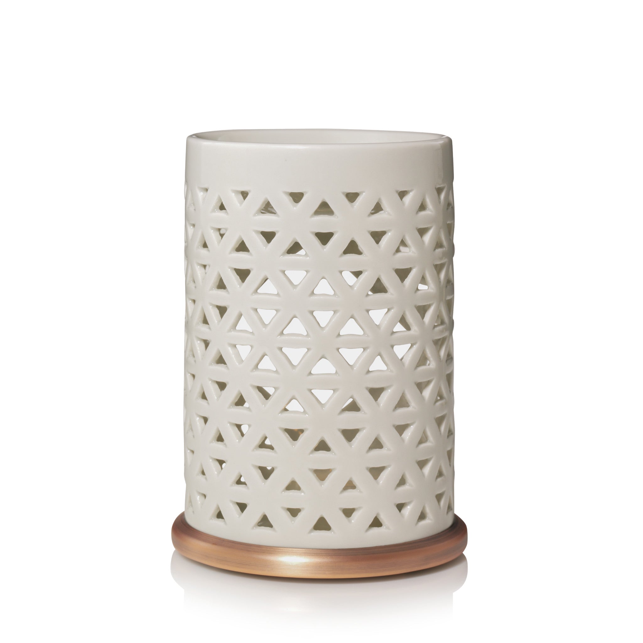 BELMONT -Yankee Candle- Bruciatore Ceramica con base in Metallo