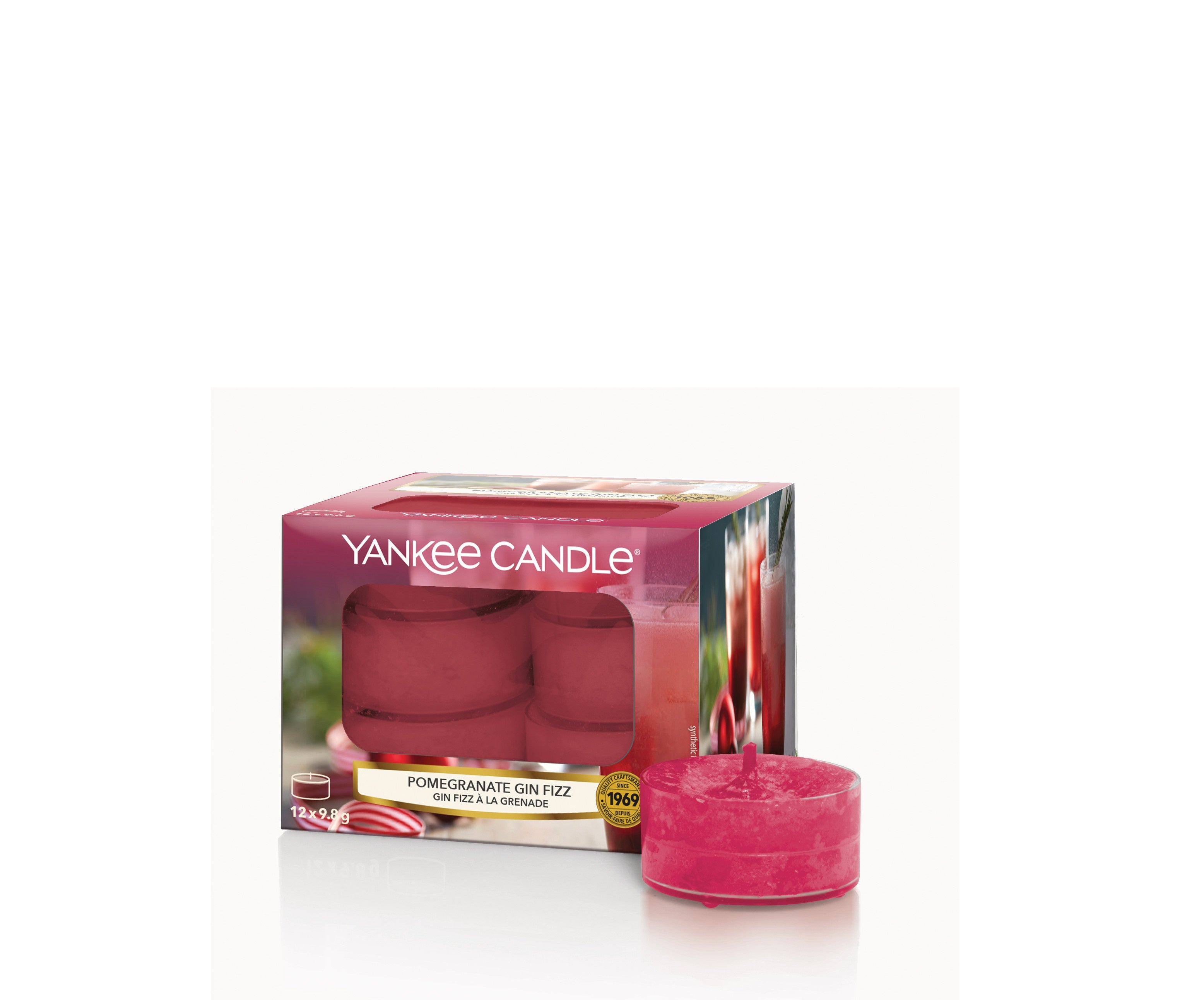 POMEGRANATE GIN FIZZ -Yankee Candle- Tea Light