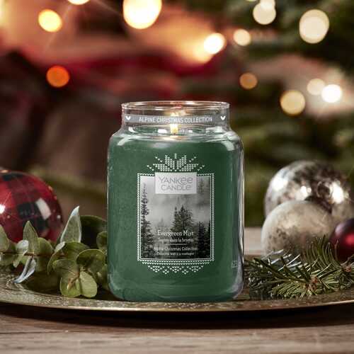 EVERGREEN MIST -Yankee Candle- Giara Grande – Candle With Care