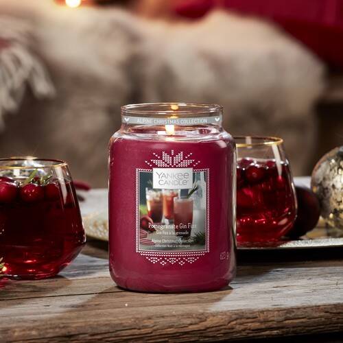 POMEGRANATE GIN FIZZ -Yankee Candle- Candela Sampler