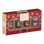 SET 4 CANDELE SAMPLER -Yankee Candle- Confezione Regalo Alpine Christmas