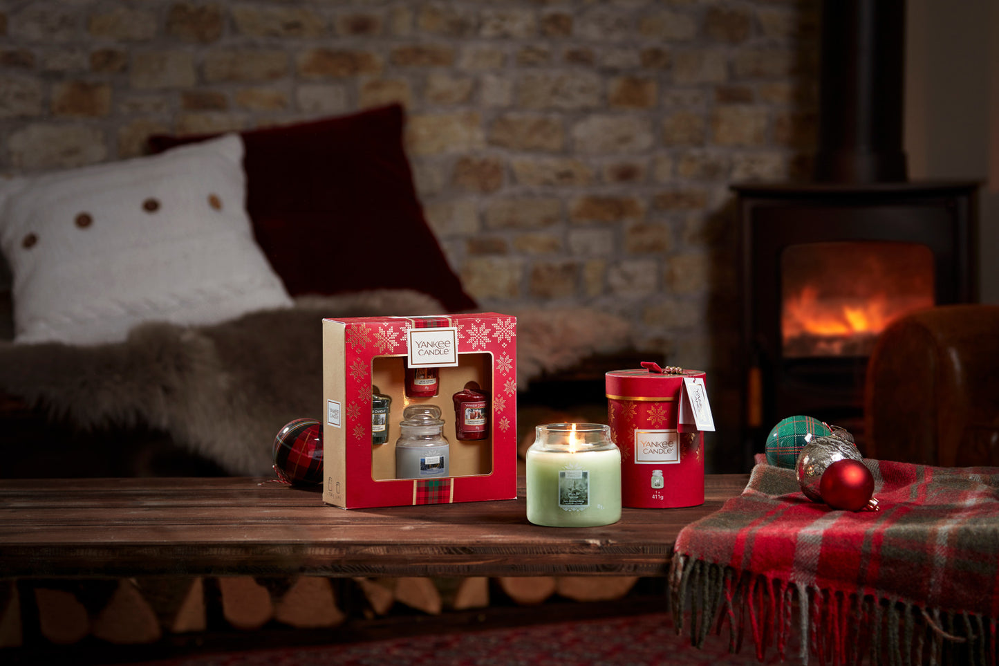 SET GIARA MEDIA -Yankee Candle- Confezione Regalo Alpine Christmas