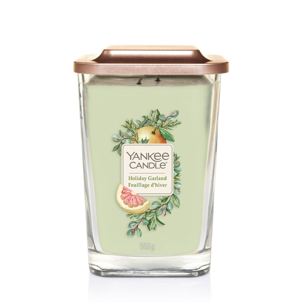 HOLIDAY GARLAND -Yankee Candle- Candela Grande