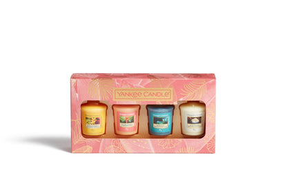 SET 4 CANDELE SAMPLER -Yankee Candle- Confezione Regalo The Last Paradise