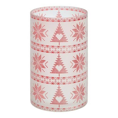 RED NORDIC FROSTED GLASS -Yankee Candle- Porta Giara