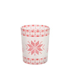 RED NORDIC FROSTED GLASS -Yankee Candle- Porta Candela Sampler o Tea Light