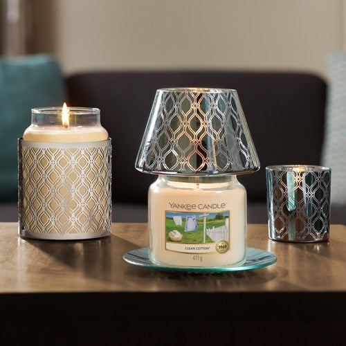 SAVOY -Yankee Candle- Paralume e Piatto Grande Blu