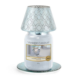 SAVOY -Yankee Candle- Paralume e Piatto Grande Blu