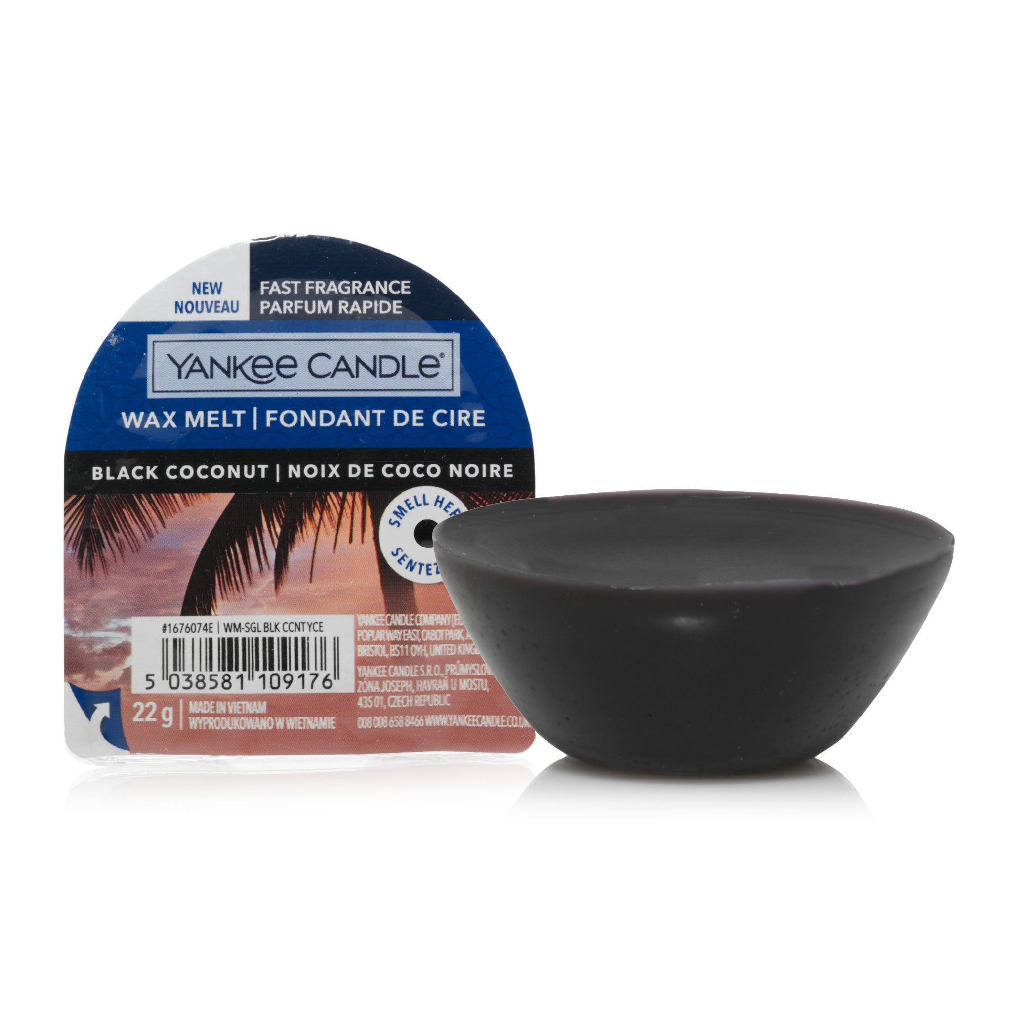 BLACK COCONUT -Yankee Candle- Tart Cera da Fondere