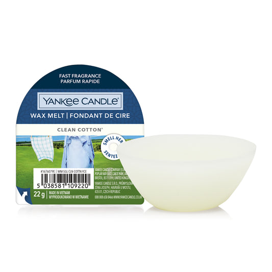 CLEAN COTTON -Yankee Candle- Tart Cera da Fondere