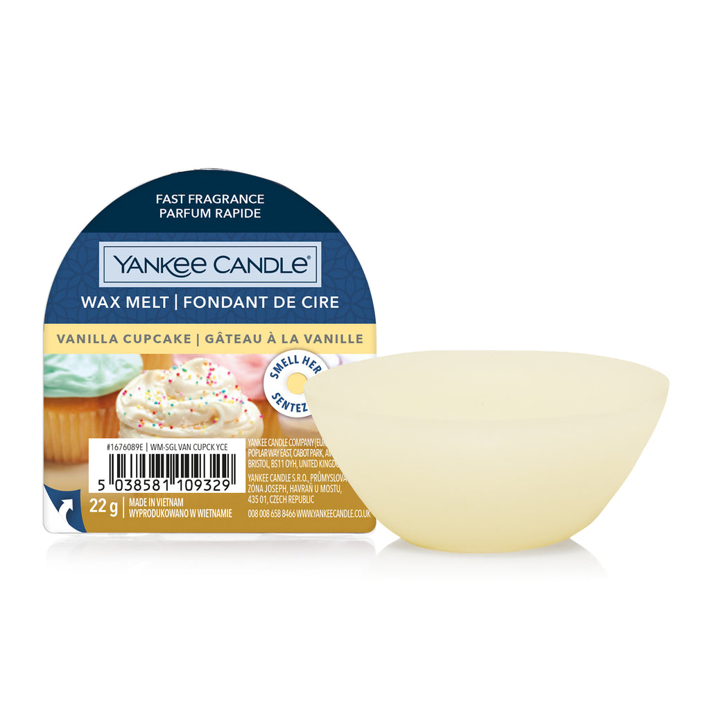 VANILLA CUPCAKE -Yankee Candle- Tart Cera da Fondere