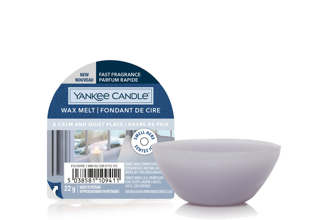 A CALM & QUIET PLACE -Yankee Candle- Tart Cera da Fondere