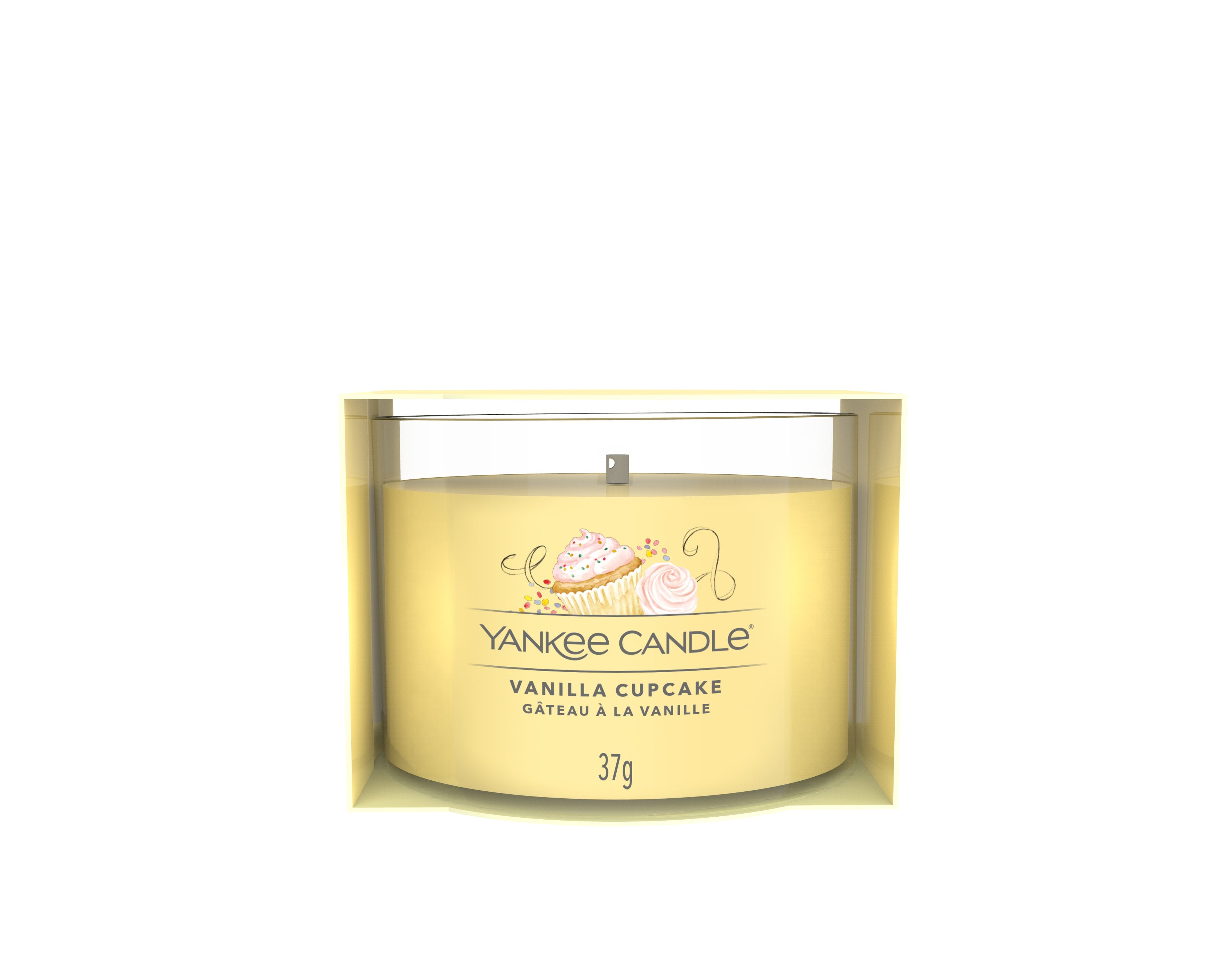 VANILLA CUPCAKE - Yankee Candle - Candela Votive in Vetro