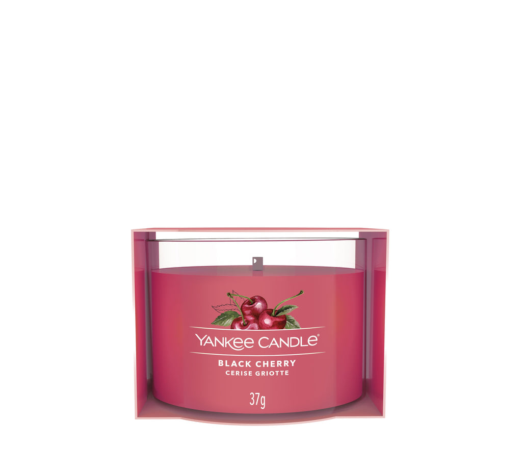 BLACK CHERRY - Yankee Candle - Candela Votive in Vetro