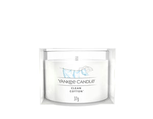 CLEAN COTTON -Yankee Candle- Candela Votive in Vetro