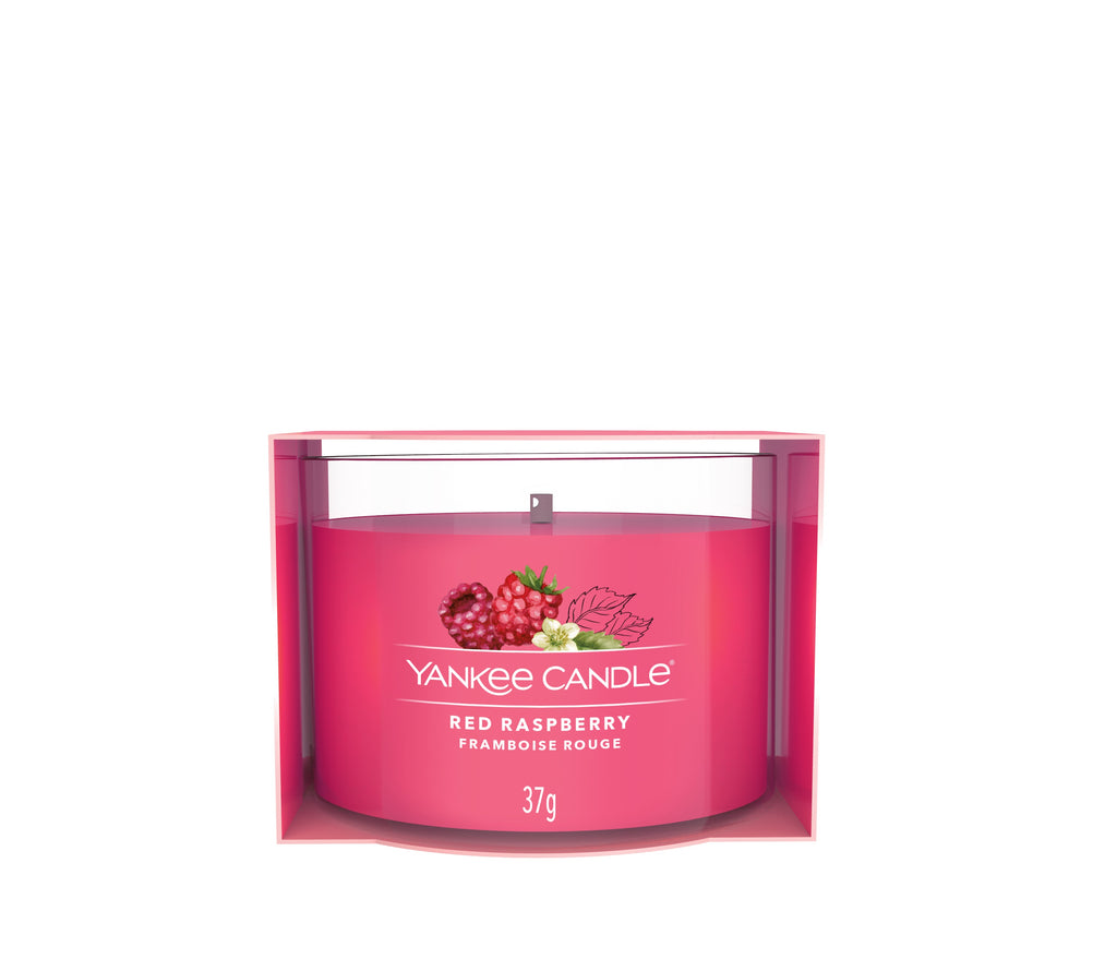 RED RASPBERRY - Yankee Candle - Candela Votive in Vetro