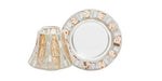 GOLD WAVE MOSAIC -Yankee Candle- Paralume e Piatto Piccolo