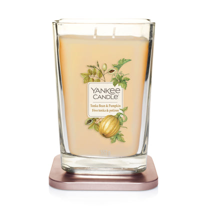 TONKA BEAN & PUMPKIN -Yankee Candle- Candela Grande