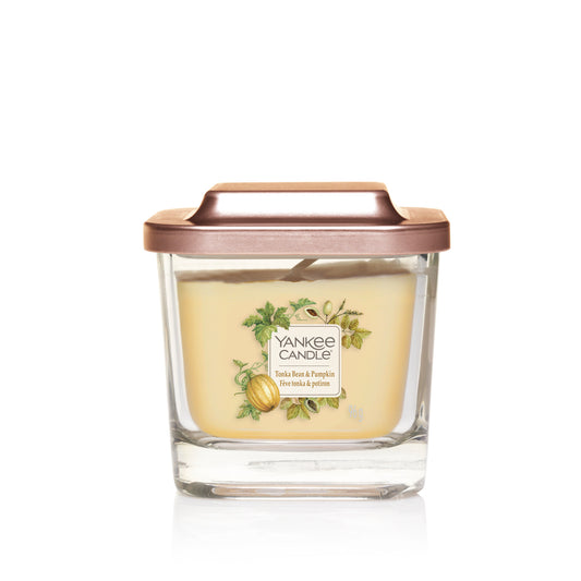 TONKA BEAN & PUMPKIN -Yankee Candle- Candela Piccola