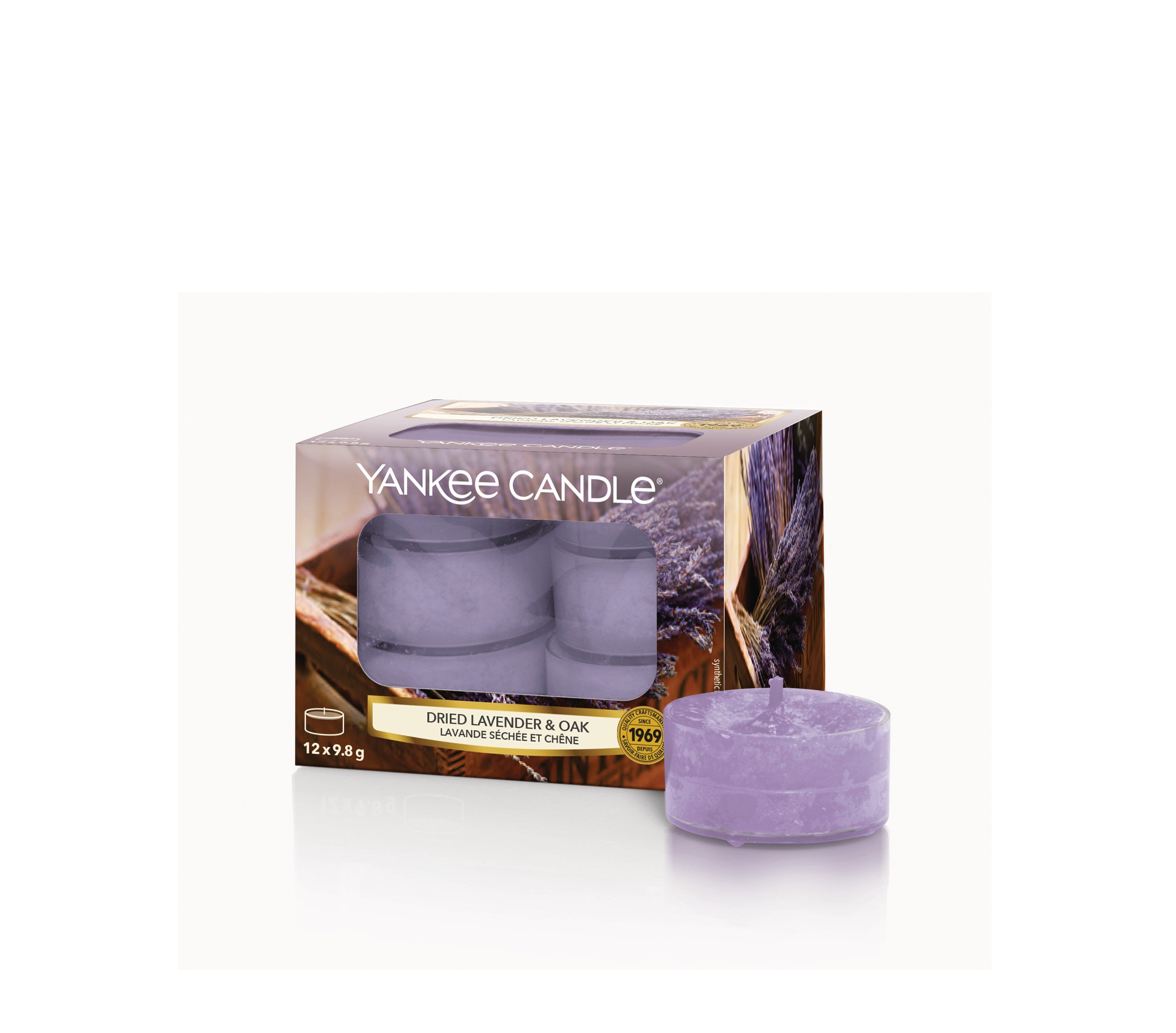 DRIED LAVENDER & OAK -Yankee Candle- Tea Light