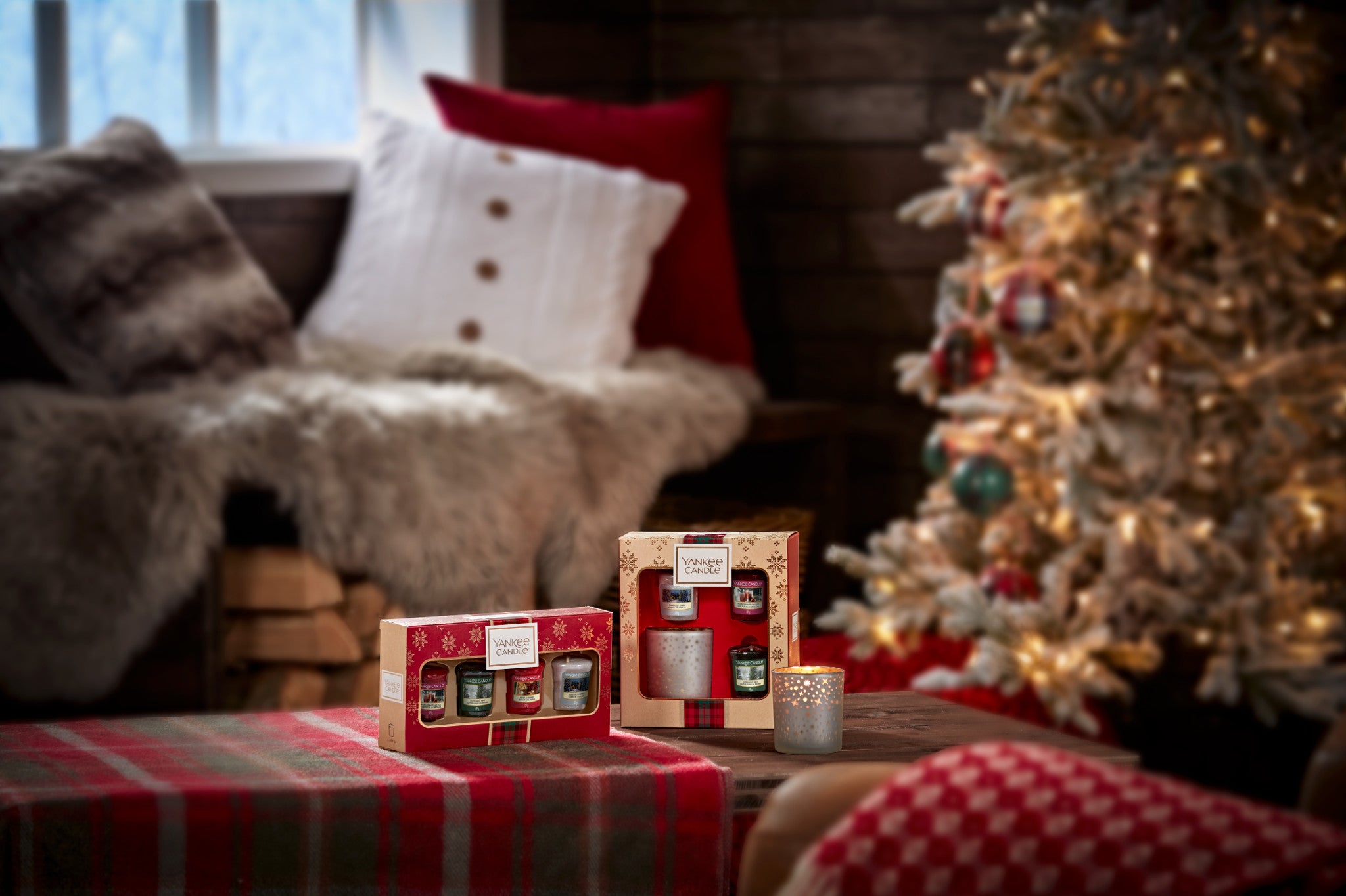 TEA LIGHT DELIGHT -Yankee Candle- Confezione Regalo Alpine Christmas