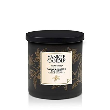 GOLDEN ORANGE BLOSSOM -Yankee Candle- Pillar Piccolo
