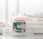 CLEAN COTTON -Yankee Candle- Candela Votive in Vetro
