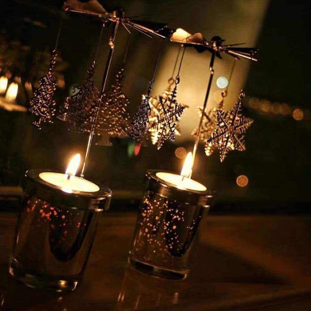 CARILLON STELLE -Alpidee- Porta Tea Light