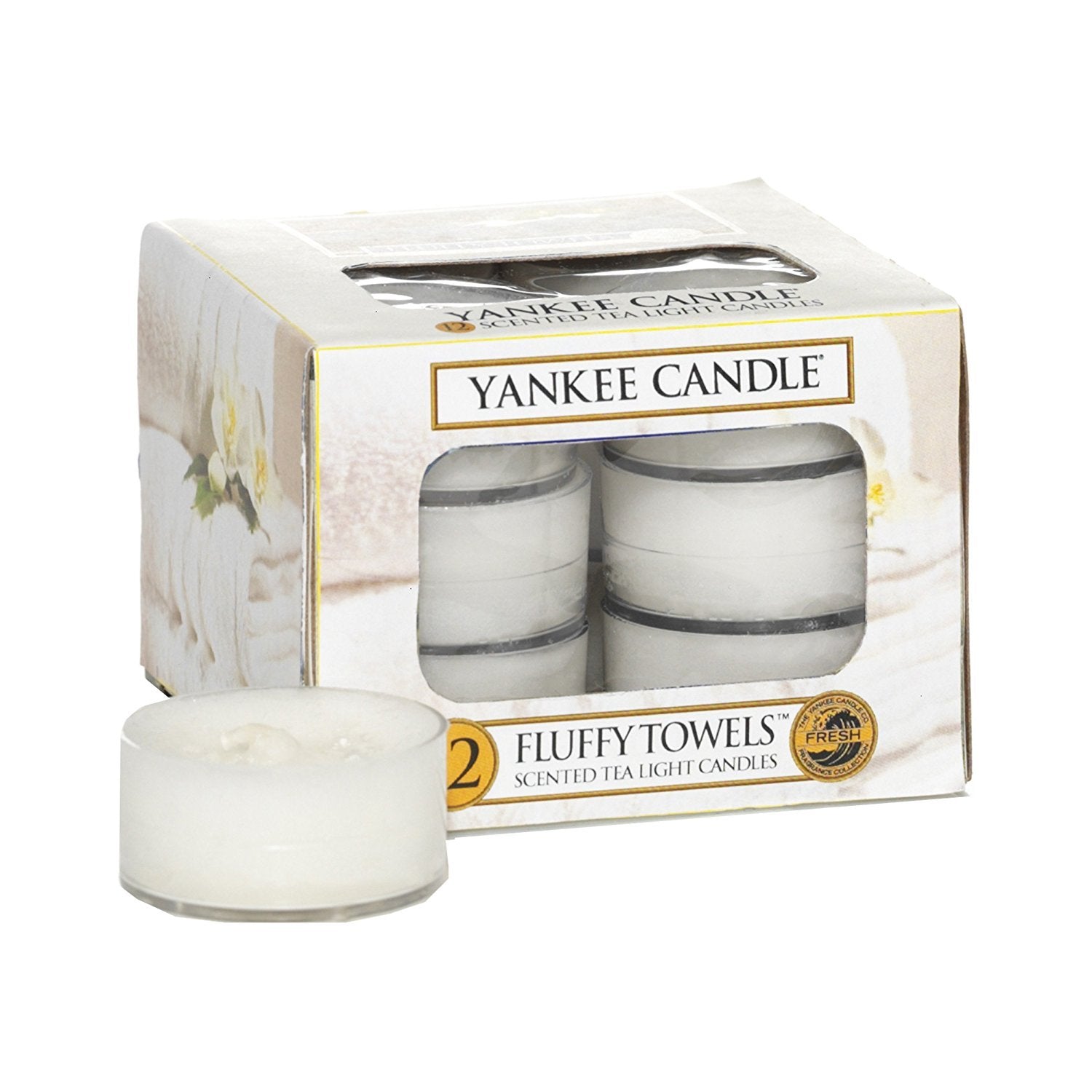 FLUFFY TOWELS -Yankee Candle- Tea Light