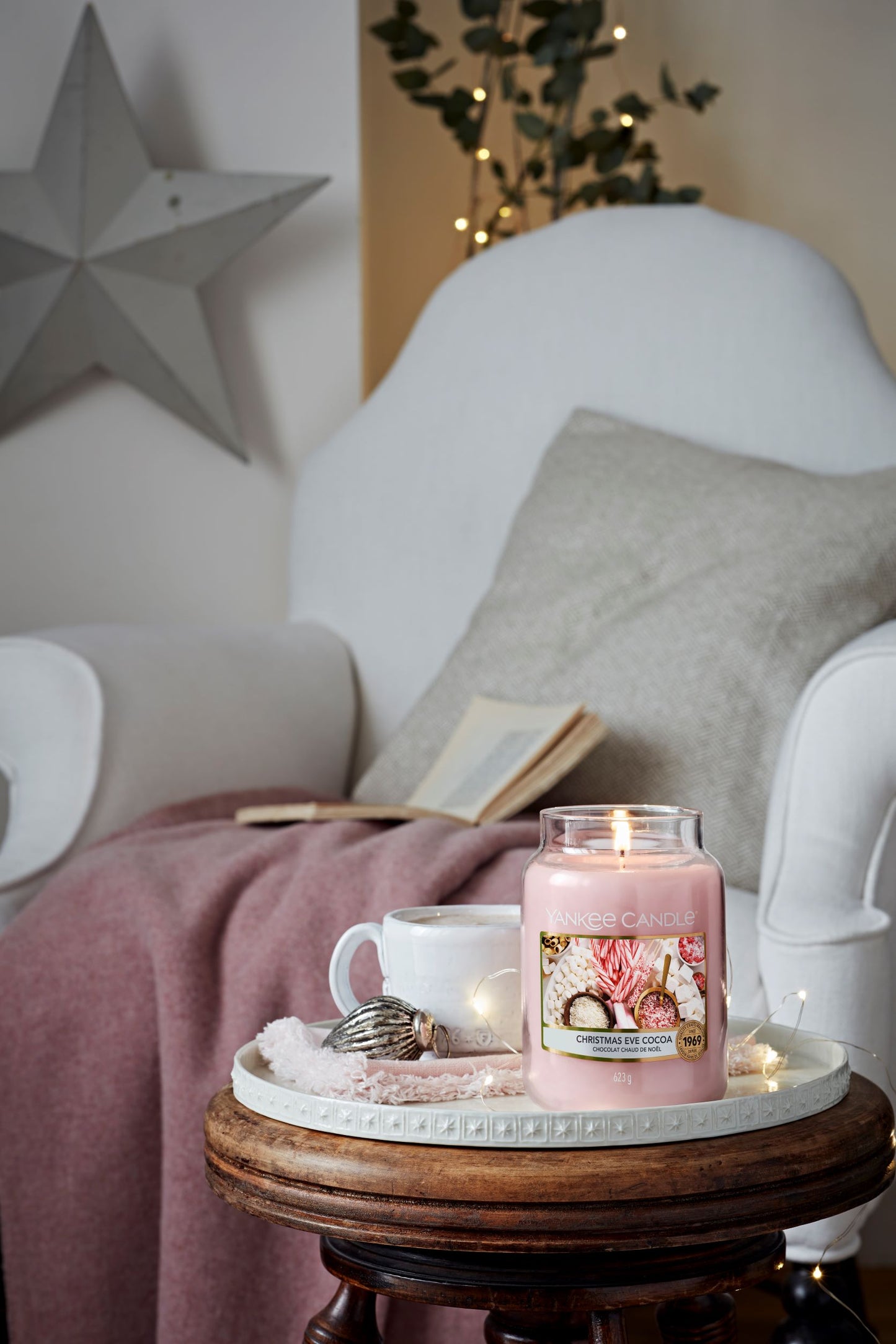 CHRISTMAS EVE COCOA -Yankee Candle- Tart Cera da Fondere