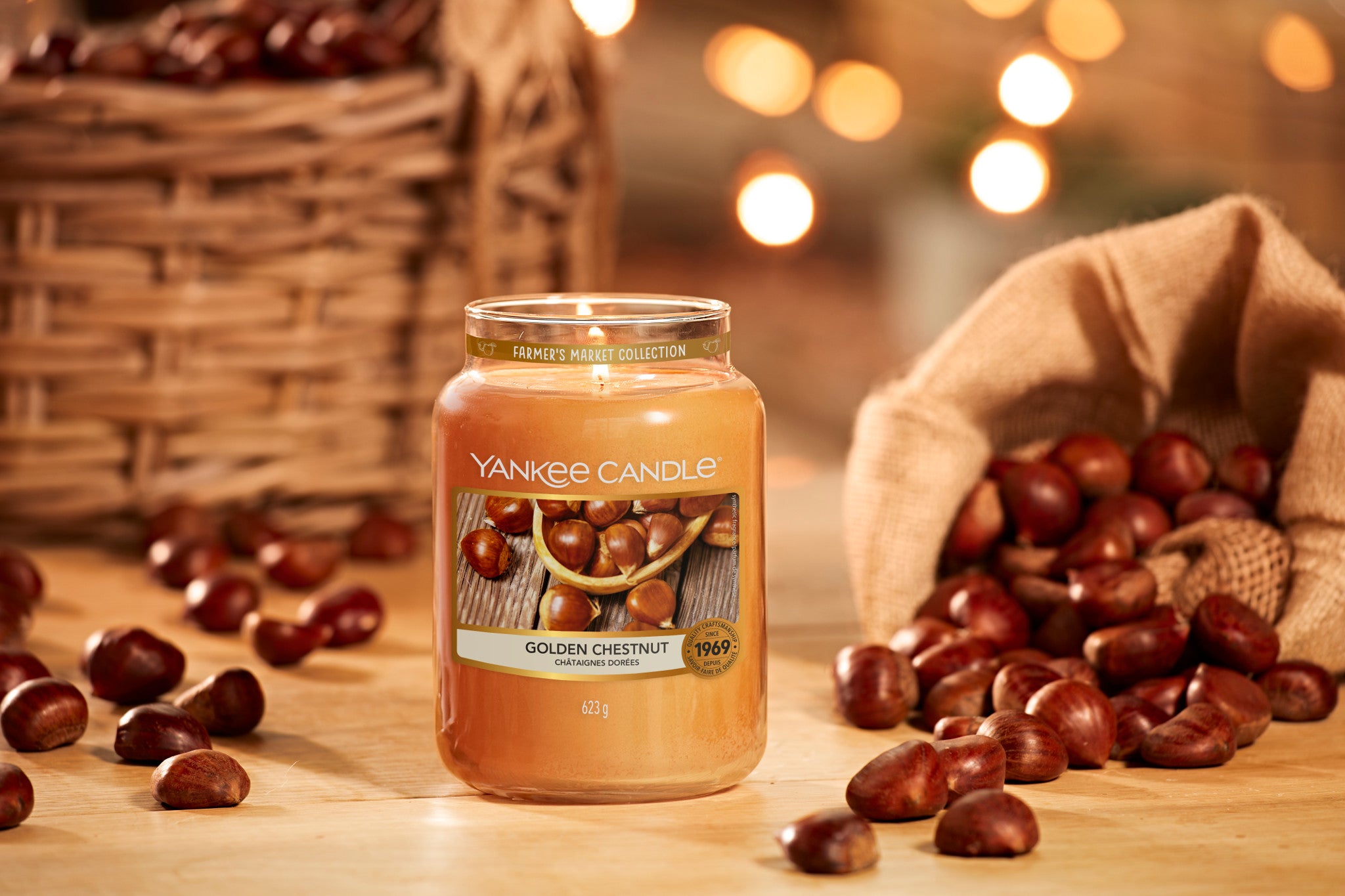 GOLDEN CHESTNUT -Yankee Candle- Tea Light