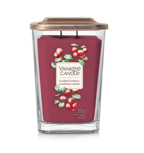 CANDIED CRANBERRY -Yankee Candle- Candela Grande